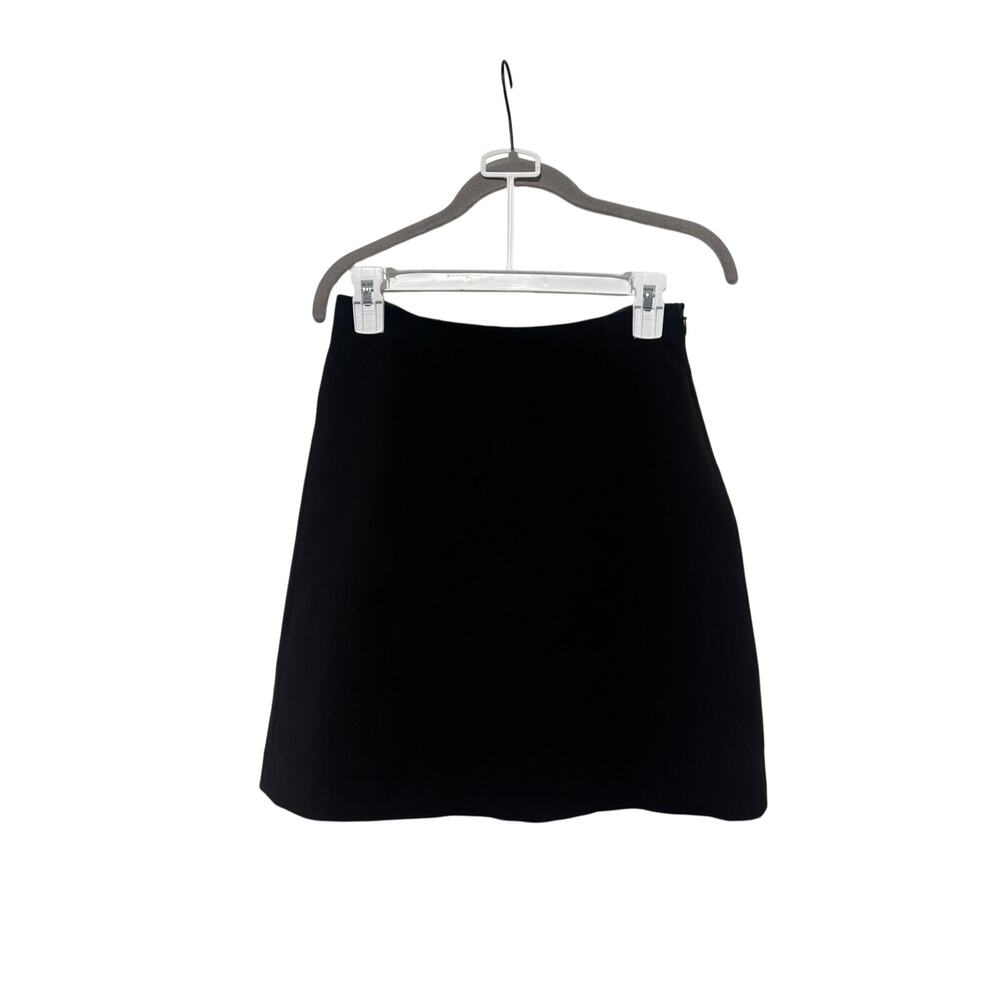 Babaton Aritzia Black Mini Skirt Women’s Size 4 Lined Side Zip Career Classic - Picture 2 of 10